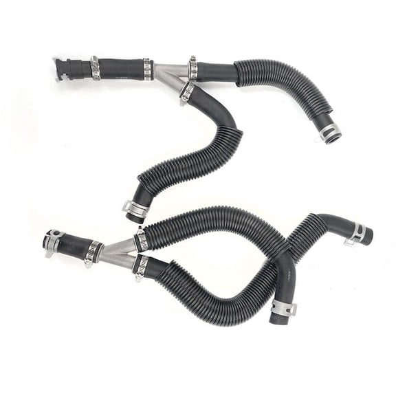 Heater Hose Set - Supply and Return Hose - Compatible with 2008 - 2009 Chrysler Town and Country