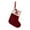 Red, variant on Personalized Christmas Stockings - Small Knit Stocking with Embroidered Initial for Family, Fireplace Hanging Decor, Monogram Xmas Stocking Holiday Decoration
