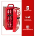 thumbnail image 3 of Coca-Cola 18 Can Retro Mini Fridge 12V DC 110V AC Cooler 22L (23 qt), 3 of 9