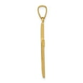 thumbnail image 2 of 14k Yellow Gold Rhodium Satin and Polished Latin Cross Pendant Charm, 2 of 4
