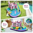 thumbnail image 4 of Costway 9-in-1 Inflatable Bounce House Sweet Candy Water Slide Park Pool without Blower, 4 of 10