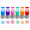 Round Teacher Stamps, variant on Teacher Stamps for Classroom Self Inking Rubber Great Job Stamp for Grading Homework Test Motivation Students Behavior School Homeschool Reward Supplies, Classroom Teacher Must Haves (6Pcs)