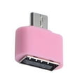 thumbnail image 3 of Langgg OTG Adapter USB Phone Tablet Data Sharing Audio Card Reader Converter Portable Connector Office Smartphone Replacement Pink, 3 of 5