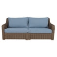 thumbnail image 5 of Better Homes & Gardens Bellamy 4 Piece Patio Conversation Set with Barrel Back Chairs, Blue, 5 of 10