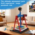 thumbnail image 5 of Motorized Pendulum Ride Building Blocks Set, Mechanical Swing Ride Model with Electric Drive, Amusement Park Display Construction Collectible Kit for Desk & Shelf Decor(2192 PCS), 5 of 7