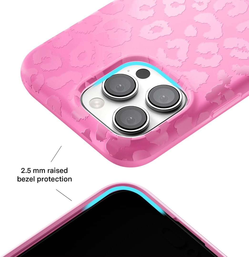 VELVET CAVIAR for iPhone 16 Pro Max Case - Compatible with MagSafe - Cute Protective Phone Cases for Women - Hot Pink Leopard