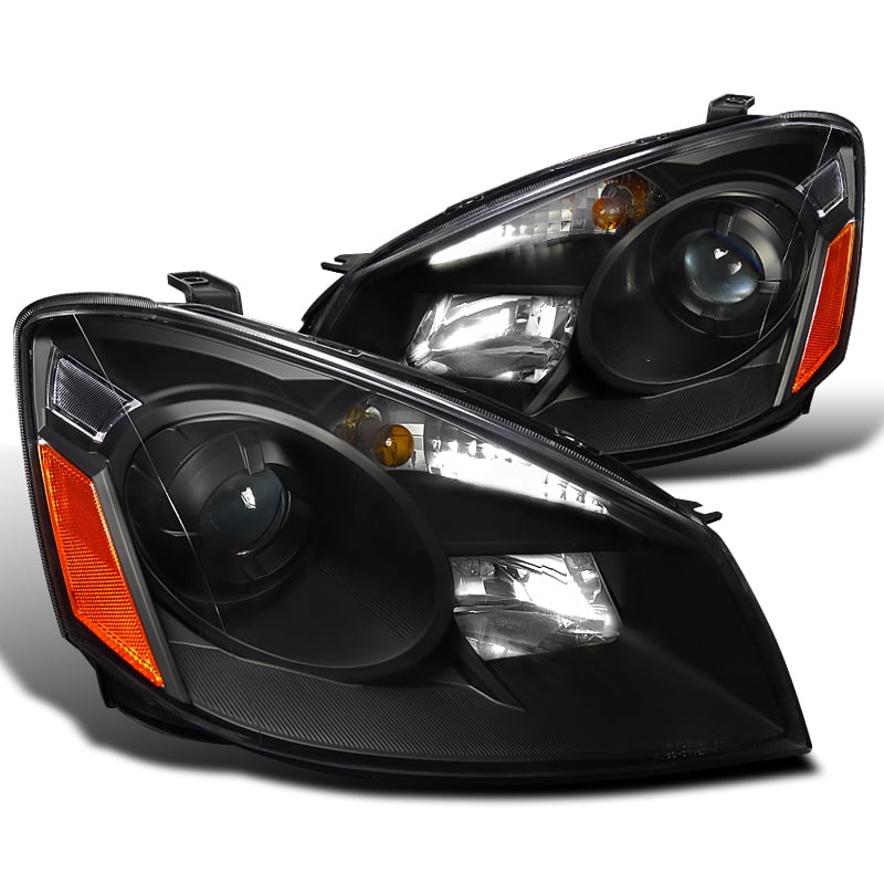 2002-2006 Nissan Altima Black Projector 