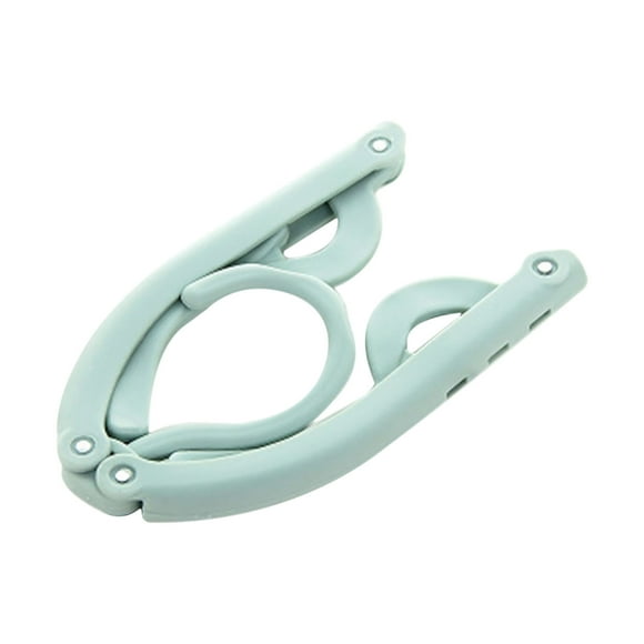 Fiudx Percha Portátil, Compacta y Plegable, Ideal para Viajes, de Plástico Antideslizante y Duradera, Ideal para Uso Doméstico y de Viaje, Ideal para Prendas Delicadas y Sin Mangas.