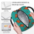 thumbnail image 3 of Balery Colorful Crab Bolsa de Almuerzo para Mujeres, Caja de Almuerzo, Bolsa de Almuerzo Pequeña Impermeable, Tote de Almuerzo Reutilizable con Gran Capacidad, 3 of 6