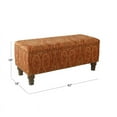 thumbnail image 6 of HomePop Storage Bench, Red, 6 of 14