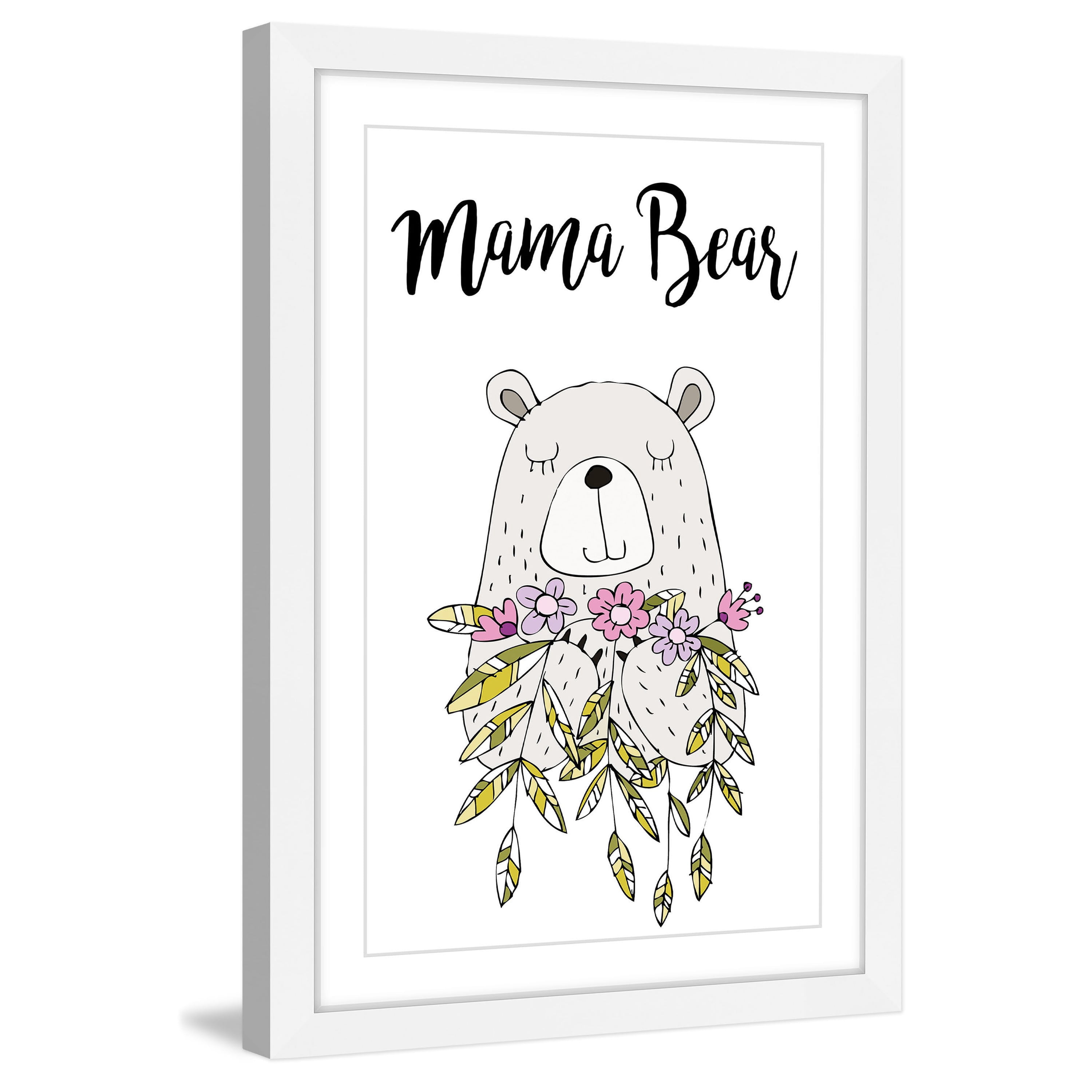 "Mama Bear" Framed Painting Print