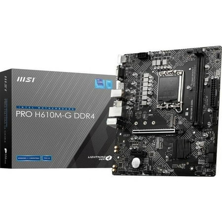 MSI DDR4 H610 Socket1700 Max64GB DDR4 mATX Motherboard