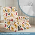 thumbnail image 3 of Kuiaobaty Gingerbread Man Pattern Reclining Slipcover Christmas Easy Replacement Recliner Couch Cover Breathable Recliner Chair Cover Reclining Sofa Slipcover with Elastic Bottom for Pets, 3 of 8