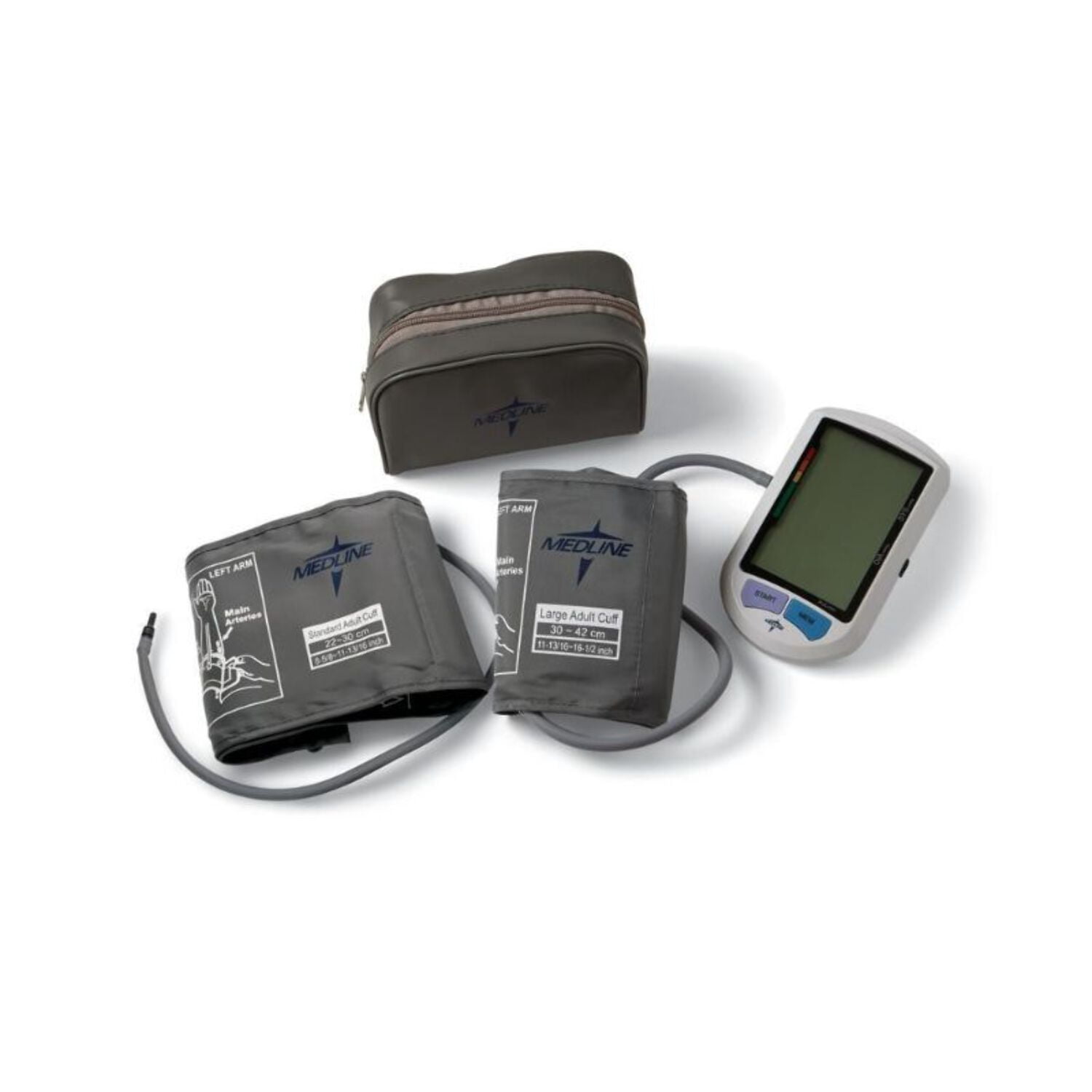 Medline Elite Automatic Digital Blood Pressure Monitor, Standard and Large Adult Cuff
