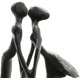 thumbnail image 5 of Cariñosa Pareja Arte Escultura De Hierro, Apasionado Beso Escultura Decoración Pareja Decoración Sala De Estar Escritorio Arte Decorativo Escultura De Hierro Xemadio HMHZ1517, 5 of 5