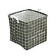 thumbnail image 1 of Canasta de Lavandería Organizador Plegable Ropa Suecia Juguetos Cosmeticos Libro Casa Oficina Duraduro Multiutilizado Cuadrado negro, 1 of 7