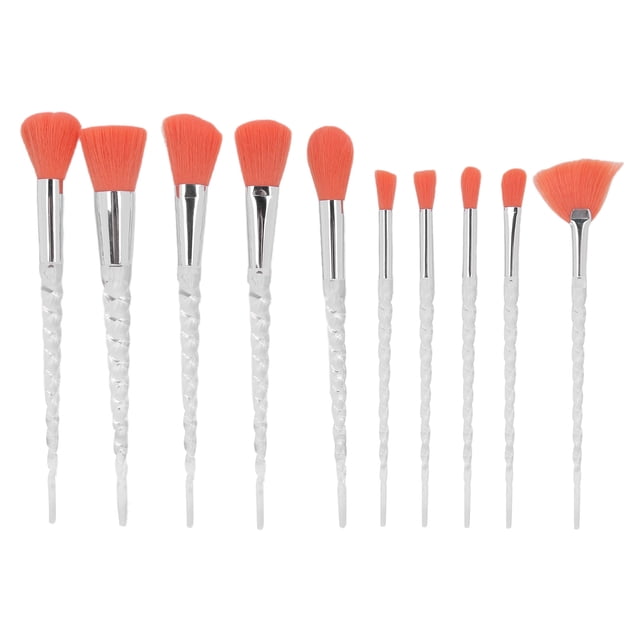10pcs / Set Soft Hair Eye Shadow Blusher Brush Loose Powder Cosmetic Brush Makeup Tool