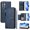 YB02, variant on Zipper Wallet Phone Case for Samsung Galaxy M14 5G,PU Leather Flip Cover with 7 Card Slots,Magnetic Closure, Kickstand, Wrist Strap, Compatible Shockproof Case.C01
