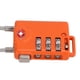 thumbnail image 2 of Luggage Lock TSA Approved 3 Digit Password Resettable Orange Combination Padlock for Travel, 2 of 2