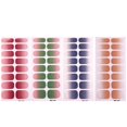 thumbnail image 1 of liraijei 4PCS Gradient Nail Art Sticker Full Sticker J5X4, 1 of 1