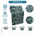 thumbnail image 6 of Dark Green Spring Floral Table Runner - 90 Inch Long Farmhouse Flowers Elegant Pastoral Cotton and Linen Blended Dress Scarves Farmhouse Table Runner for Kitchen Dining, Coffee Table, 13" x 90", 6 of 8