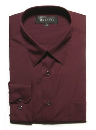 Maroon dress shirt outlet