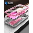 thumbnail image 4 of Poetic Étui Série Révolution pour iPhone 13 Mini 5.4 Pouces (Sortie 2021), Étui de Protection Robuste à Double Couche Antichoc avec Support et Protecteur d'Écran Intégré, Rose Clair, 4 of 6