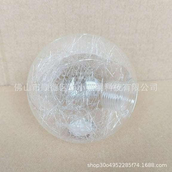 Clear Glass Globe Lampshade Decorative Lamp Shade Modern Ceiling Light Cover Replacement for Pendant Hanging Bulb