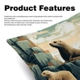 thumbnail image 2 of Sea Lion Velvet Decorative Throw Pillow Inserts - Set of 2, Chair Pillow Covers - Unique Patterns, 16x16, 18x18, 20x20 Inches for Home Decor & More, 2 of 6