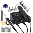thumbnail image 1 of 8898 Soldering Station Portable Digital Hot Air BGA Rework Solder Station for Cell-Phone PCB IC Welding Tools US Plug, 1 of 5