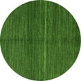 thumbnail image 1 of Ahgly Company Indoor Round Abstract Green Modern Area Rugs, 6' Round, 1 of 4