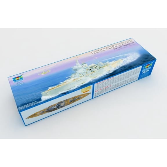 Trumpeter® HMS Warspite Battleship Plastic Model Kit, 1/350 Scale