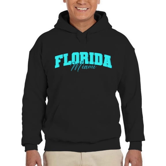 Florida Gothic Font. Hoodie Men -Image by Shutterstock, Male 5X-Large