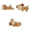 thumbnail image 1 of 3pcs Deer Figurines Lovely Fawn Ornament, exterior exterior exterior Detallado, 1 of 9