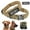 Brown, variant on Pet Artist Personalized Tactical Dog Collar Reflective Custom with Patch Name Print w/Handle Military Training