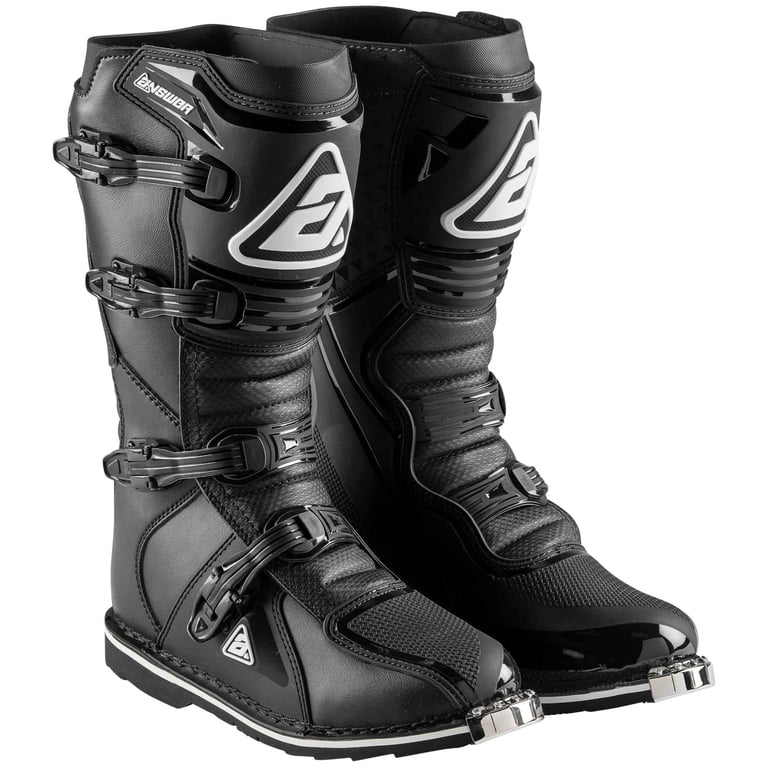 Answer Men\'s Black Motorcycle Boots Ad Tec Men main image 4