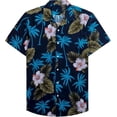 thumbnail image 7 of sogami Mens Short Sleeve Casual Hawaiian Shirt Summer Floral Aloha Camp Shirts, 7 of 7