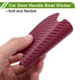 thumbnail image 3 of Pegatina Protectora de Taza de Puerta de Coche Universal Unique Bargains 51x89mm Anti-Rayas + Película Protectora de Manija de Puerta de Auto 1 Juego Rojo Vino, 3 of 6