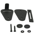 thumbnail image 3 of Door Latch, Black Barn Gate Latch Thick Bottom Design Sliding Door Lock  For Barn Gate Latch Door Lock Catch For Hanging Rail Door Hardware, 3 of 8