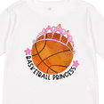 thumbnail image 4 of Inktastic Basketball Princess Tiara Girls Long Sleeve Toddler T-Shirt, 4 of 5