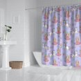 thumbnail image 2 of Princess and Unicorn Pattern Shower Curtain 84"x72" ,Bathroom Decorative Shower Curtains Set with 12 Hooks,Modern Waterproof Washable Shower Curtain, 2 of 6