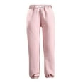 thumbnail image 1 of Pantalones de chándal con forro polar Mujer Pantalones deportivos para correr Rosa XL Zulema Pantalones de mujer con forro polar, 1 of 8