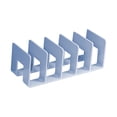 thumbnail image 1 of GROWTH TANK Acrylic Desk File Sorter Clutch Divider for Envelopes Letter Paper Documents Blue, 1 of 8
