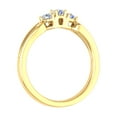 thumbnail image 2 of 1/4 Carat Three Stone Engagement Ring Band in 14K Yellow Gold (Ring Size 4) (I1-I2 Clarity), 2 of 4
