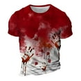 thumbnail image 3 of YDLCAFD Chemise Décontractée pour Hommes à Manches Courtes Col Rond, 3 of 4