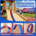thumbnail image 2 of Pista de carreras flexible OPDEKEHA de 5 m con 4 autos de retroceso, 2 of 7
