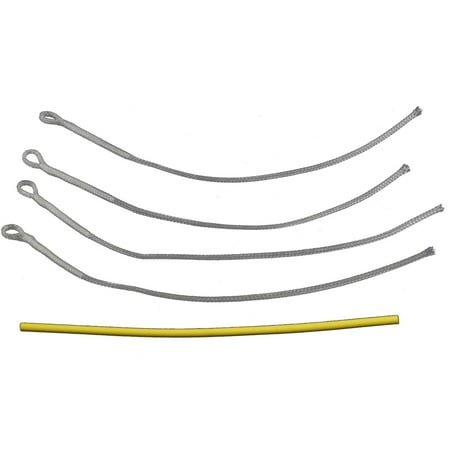 - Cortland® Slip-On Braided Leader Loops, 30 LB, Clear
