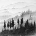 thumbnail image 3 of Paysage mono à l'Aquarelle - Toile 24"x24 Pouces - Impression sur Demande, 3 of 5