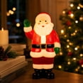 thumbnail image 6 of Lypsnake Lighted Blow Mold Santa Christmas Decoration, Warm Light Up Santa Figurine, Classic Holiday Decor for Outdoor Indoor Yard Porch Home Display, 6 of 7