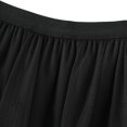 thumbnail image 3 of Women's High Waist A-Line Skirt A-Line Tulle Party Dinner Tutu Skirt Brown Stretchy Flared Skirt Elastic Waist Classic Midi Skirt, 3 of 6